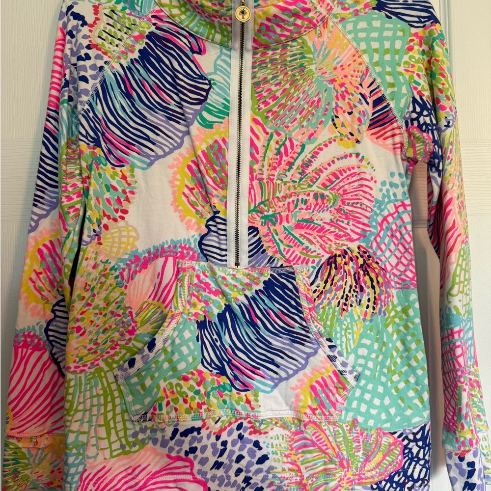 Lilly Pulitzer Roar of the Seas half zip Skipper